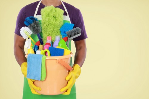 Holloway Carpet Cleaners technician preparing safe carpet cleaning equipment