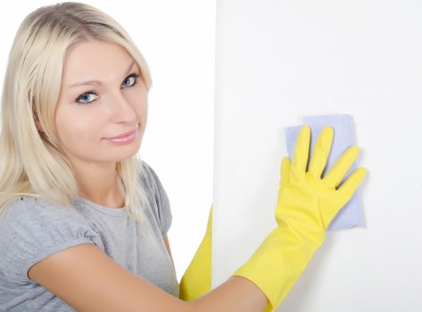 Service records and cleaning notes used in a complaints assessment