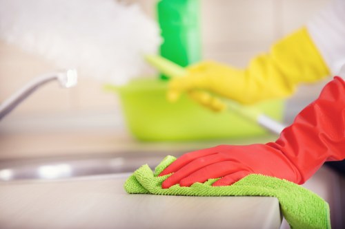 Deep cleaning treatment for office carpet in Holloway